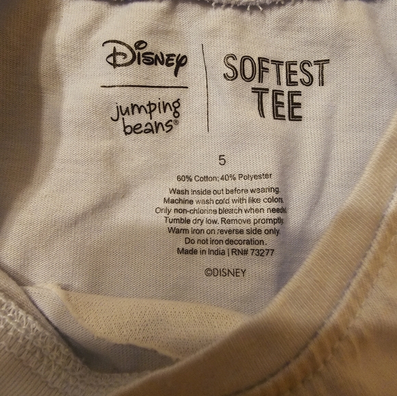 Disney Minnie Mouse Moana 5T 6X Tee Shirt Lot of 5 Shirts - Picture 7 of 11